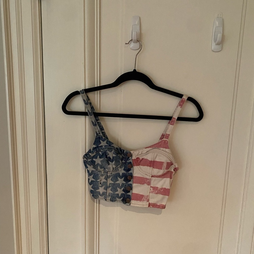 TOPSHOP Denim USA Bustier